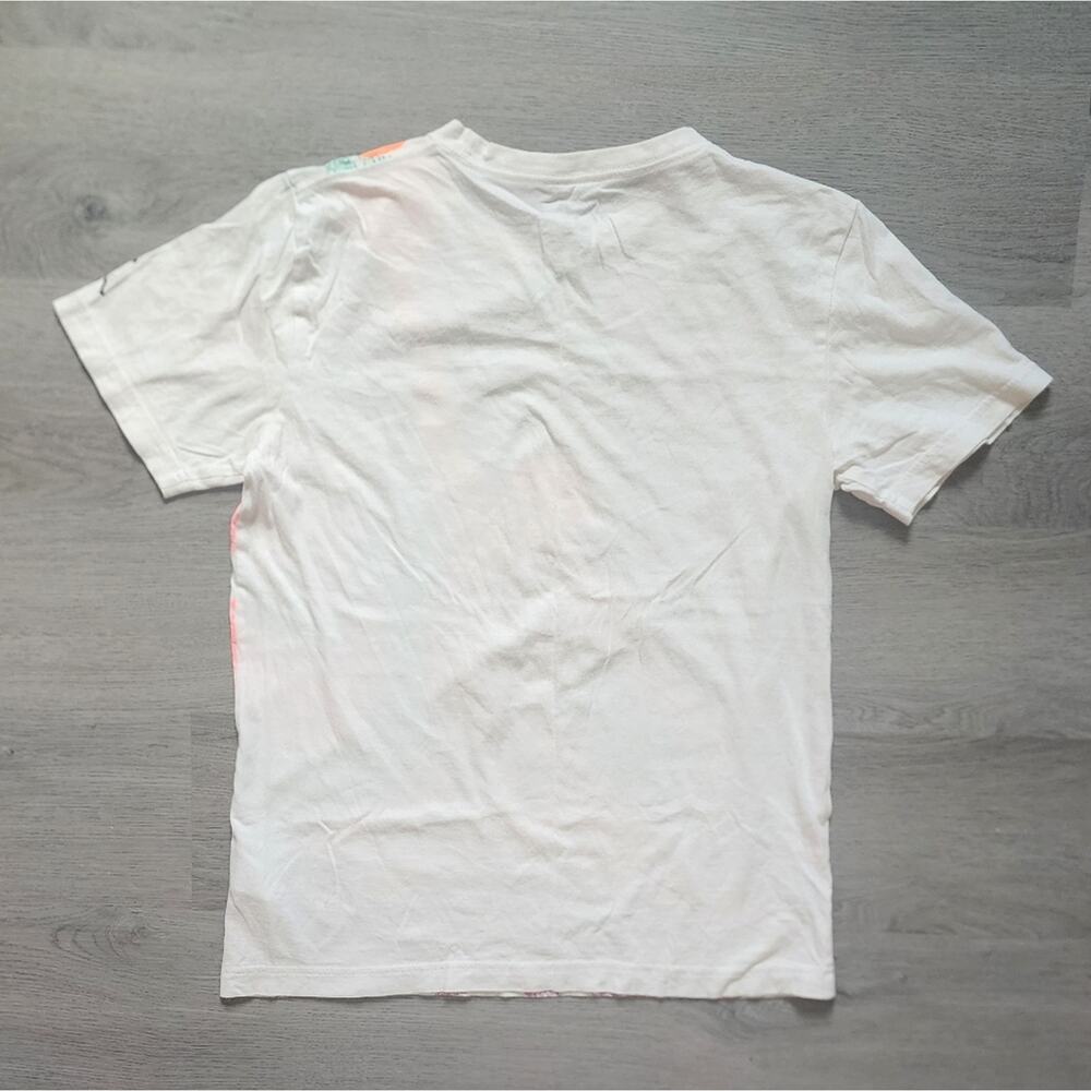 Air Jordan Boy's White Short Sleeve Crewneck Logo Graphic T-Shirt Large L 12-13 - Picture 7 of 8